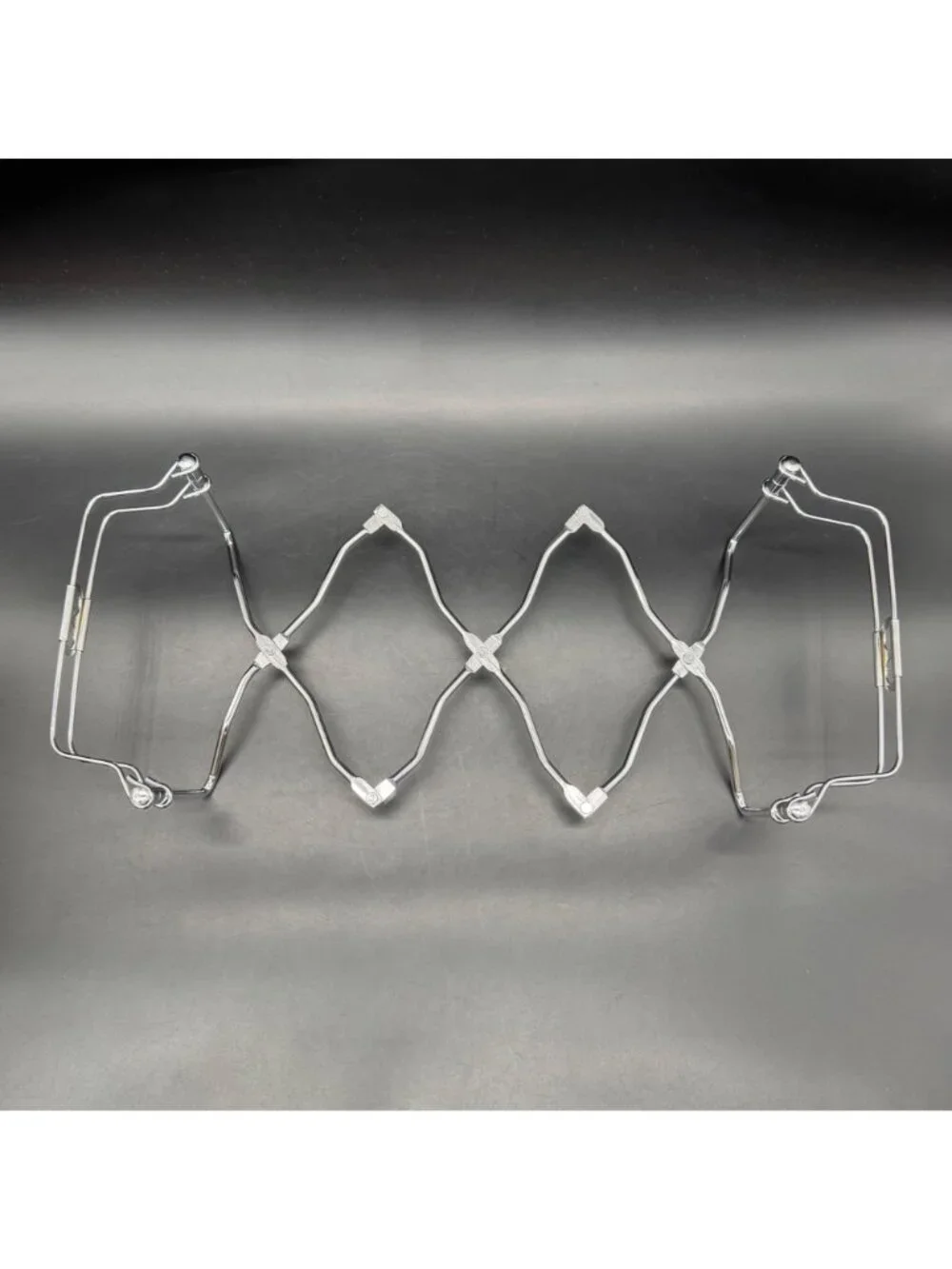 Expandable Trivet Chrome Kitchen Tool Rosti 1980s Adjustable Pot Holder Vintage